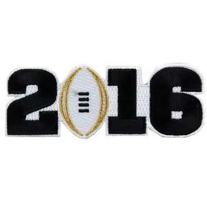2016 College National Championship Game Jersey Patch Alabama Crimson Tide White - Picture 1 of 1