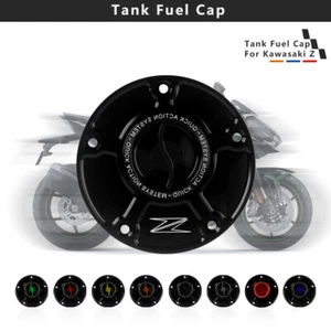 Funda protectora de tanque sin llave CNC para motocicleta KAWASAKI Z800 2013-2017 - Imagen 1 de 10