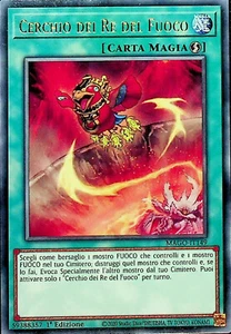 YU-GI-OH! MAGO-IT149 Cerchio dei Re del Fuoco rara 1°ediz. ita yugioh - Imagen 1 de 1