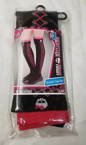Monster High Skullette Kniestrümpfe Kind Einheitsgröße passt den meisten Socken  - Bild 1 von 1