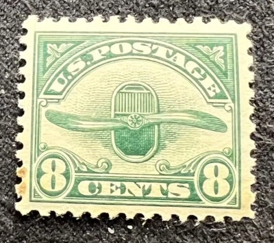 US Airmail Stamp Scott #C4 Unused NH OG VF Centering Stain 2 perfs - Image 1 of 2