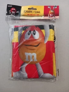M&Ms Advertising Football Soccer Scarf Belgium 'We Are All Red' Red Devils - Picture 1 of 9