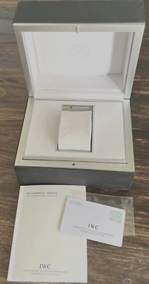 IWC Watch Box Case AQUATIMER RE IW500401 Warranty Card & Booklet 100% Authentic - Image 1 of 4
