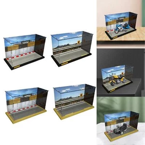 Acrylic Case with Base, Clear Dustproof Protection Showcase, - Photo 1/4