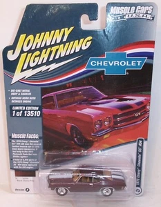 2022 JOHNNY LIGHTNING MUSCLE CARS USA BLACK CHERRY 1970 CHEVY CHEVELLE SS 454 - Picture 1 of 7