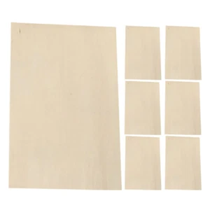 7pcs Unfinished Wood Boards 12x8X0.12 Inch Thin Plywood Wood Sheets Blank Wood - Picture 1 of 12