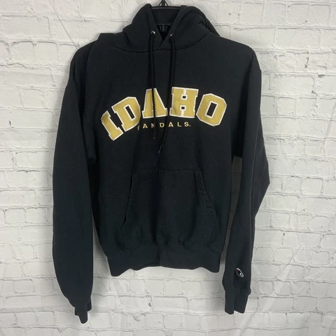 University of Idaho Men's Sweatshirt Vandals Champion Pullover Hoodie Size Small Cover