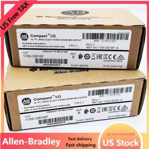 New Allen Bradley AB 1769-OB16P SER B CompactLogix 16 Pt D/O Module US Free Tax - Picture 1 of 4
