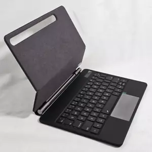 Hülle mit Tastatur für 10,9" Galaxy Tab S9/S8/S7 Schwarz Hintergrundbeleuchtung Bluetooth Magnet - Bild 1 von 15