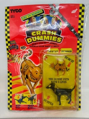 De colección Tyco The Incredible Crash Dummies Hubcat y parachoques completo Inv-0570 Foto 1 de 2