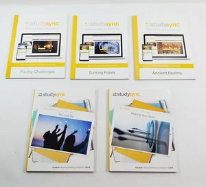 Lot of 5 StudySync Grade 6 Reading and Writing Companion Workbooks Paperback - Imagen 1 de 14