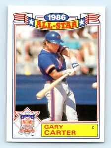 1986 Topps Glossy All-Stars Gary Carter New York Mets #9