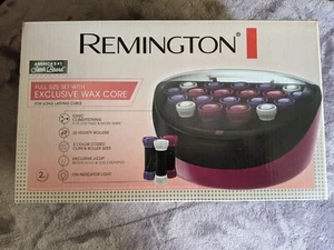 REMINGTON Full Size Set 20 Rollers Ionic Curling Hair Style Hot Curlers Wax Core - Picture 1 of 5