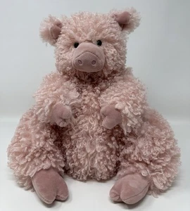 Jellycat Bobbleton Schwein lockiges Fell Plüschtier Stofftier Lovey Farm Friend - Bild 1 von 9
