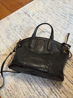 orYANY Cassie Cuero Guijarro Negro Cartera Bandolera Bolso de Mano Bolso para el Polvo Foto 1 de 4