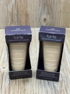 2x Base Tarte Cosmetics Arcilla Amazónica 0.5 OZ 32S Arena Mediana - Imagen 1 de 3