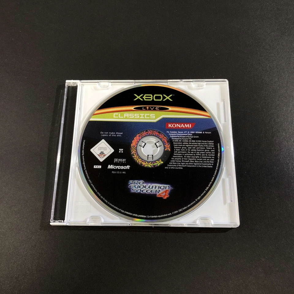 XBOX Pro Evolution Soccer PES 4 Clásicos PAL Buen Estado - Imagen 1 de 1