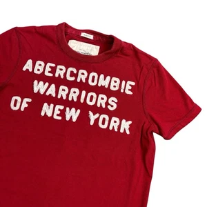 Camiseta Abercrombie & Fitch Muscle Para Hombre Pequeña Manga Corta Warriors Of New York - Imagen 1 de 8
