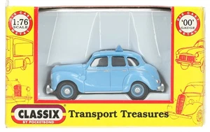EM76807 Classix OO Gauge Austin A-40 'Devon' 4 Door Taxi Conway Blue (Pre-Owned) - Picture 1 of 1