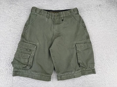 Boy Scouts Shorts Youth 12 Green Cotton Blend Convertible NO LEGS Cargo 25x10 - Image 1 of 4