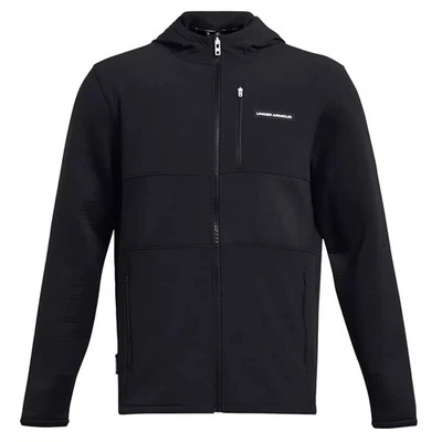 Under Armour Golf Storm Daytona Hooded Full Zip Jacket, Black, NEW - Image 1 of 2