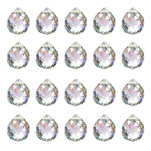 20x Kristalle zum Aufhängen 20mm Prisma Kristall Sonnenfänger Deko Kronleuchter - Bild 1 von 7