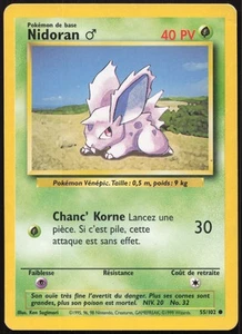 Carte Pokémon Nidoran ♂ 55/102 Set de base Français - Picture 1 of 2