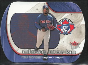Tarjeta de béisbol Fleer Ultra Glove Works Raul Mondesi 2002 #12 de 15 GW - Imagen 1 de 2
