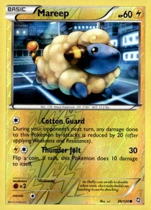 Mareep Common Reverse Holo Dragons Exalted 38/124 Pokémon TCG - Picture 1 of 2