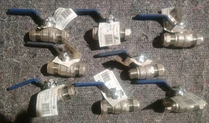 PlumbRight 15mm Lever Ball Valve Cxc Blue Handle - Picture 1 of 7
