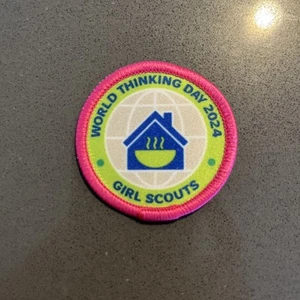 World Thinking Day 2024 Girl Scout Patch - Picture 1 of 2