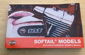 2016 Harley Davidson Softail Owner’s Manual - Foto 1 di 2