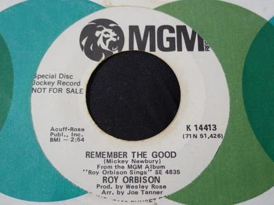 DEMO PROMO-ROY ORBISON-REMEMBER THE GOOD/SAME-MGM - Image 1 of 2