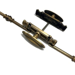 DUAL 110" long complete back to back traditional knob CREMONE bolt spindle - Picture 1 of 9