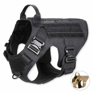 Arnés para perros táctico de nailon arnés militar arnés eléctrico ajustable M L XL - Imagen 1 de 15
