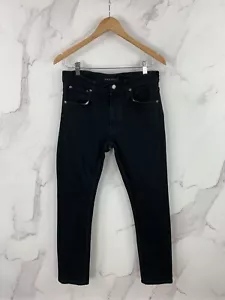 Pantalones de mezclilla Nudie Lean Dean negros talla 32x32 - Imagen 1 de 14