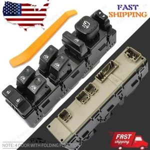 NEW Front Driver Left Side Power Window Switch 15112971 For Chevy Silverado - Picture 1 of 11