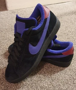 Nike Court Royale Black/purple Size 5.5 UK (Pre-owned) - Picture 1 of 14