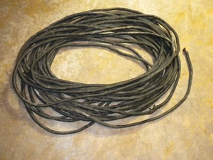 Vintage Around 40 Pound Line Of 1/2" Thick Sheathed Thinly Stranded Copper Wire - Picture 1 of 13