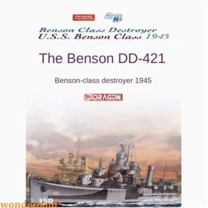 Dragon 1032 1/350 USS Benson class Destroyer Benson DD-421 1945 - Picture 1 of 4