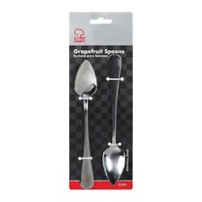 Chef Craft Grapefruit Spoons Stainless Steel Serrated Mirror Finish, Set of 2