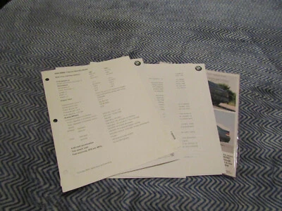 2003 BMW 7-SERIES 745i 745Li CONJUNTO DE FOLHAS FOLHETO COMUNICADO DE IMPRENSA COM FOTOS - Imagem 1 de 3