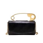 Women PU Leather Handbag Fashion Pin Handbag New Chains Flap Shoulder Bag