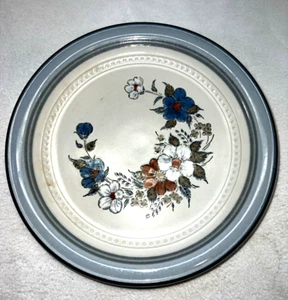 Vintage Johanna Haviland Dinner Plate Crowning Fashion Blue Bouquet Floral 10.5” - Picture 1 of 10