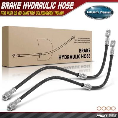 Manguera hidráulica de freno delantera izquierda y derecha para Audi Q3 Q3 Quattro Volkswagen Tiguan Foto 1 de 4