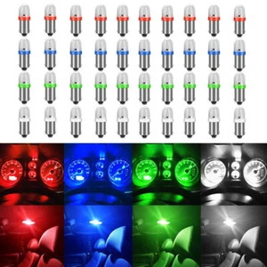 10X BA9S 1815 1445 1895 1816 LED Car Interior Dash Instrument Panel Light Bulbs - Picture 1 of 20