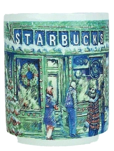 Taza de café Starbucks "Public Market Winter Street" Navidad 2000 16 oz. Nuevo - Imagen 1 de 6