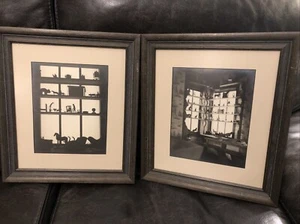 2 Vintage Antique Framed Matted B/W Photos Andrew Jackson Hermitage TN 14x16” - Picture 1 of 12