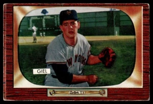 1955 Bowman Paul Giel RC NEW YORK GIANTS #125 - Bild 1 von 2