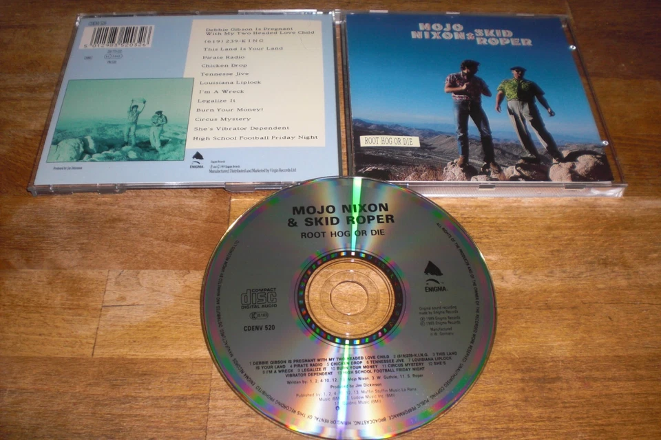 Mojo Nixon & Skid Roper - Root Hog Or Die Enigma 1989 - Bild 1 von 1